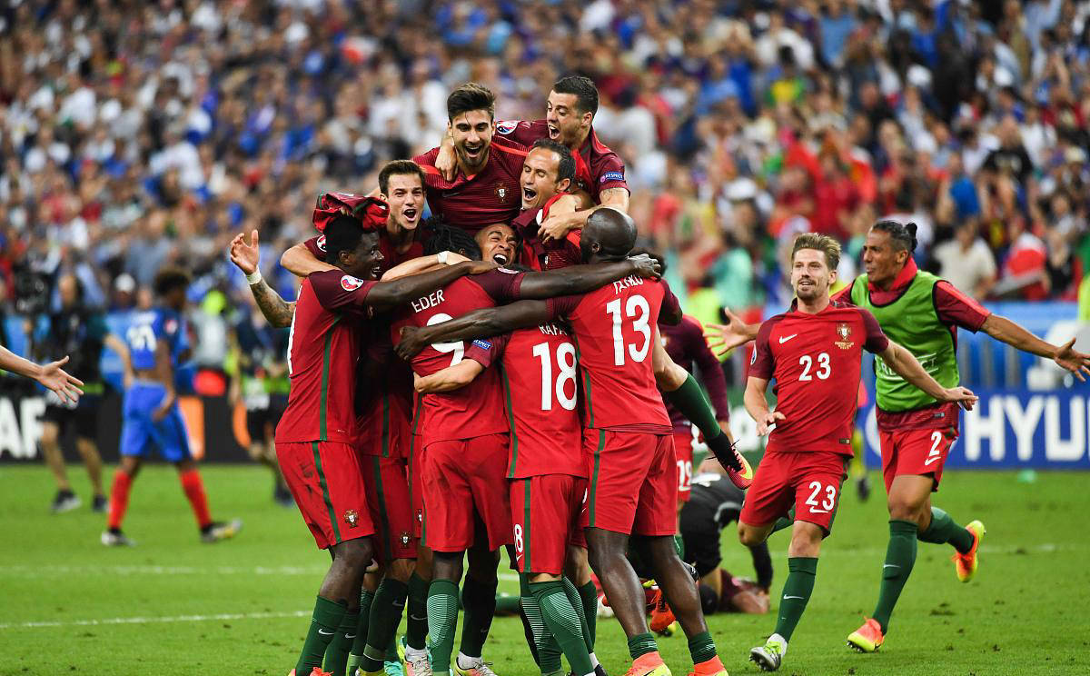 欧国联比赛中，葡萄牙队确保晋级