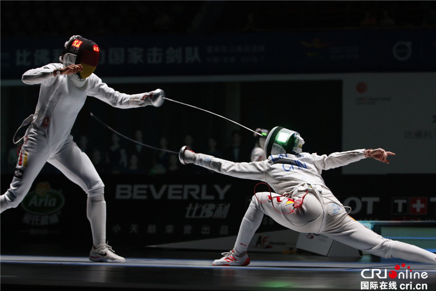 意大利击剑选手实力强劲，获得欧洲区第一名